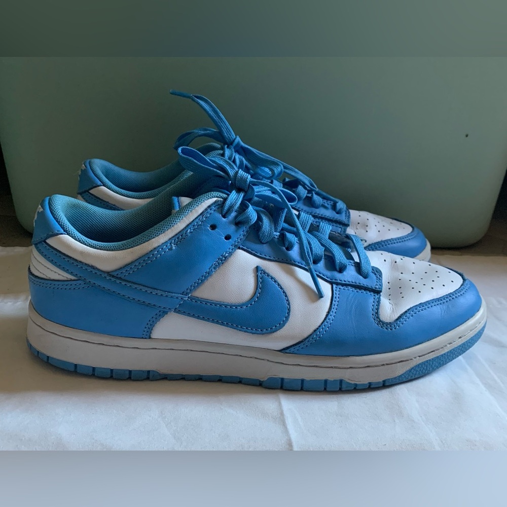 Nike Dunk low UNC US Mens sz 10 Pre-owned